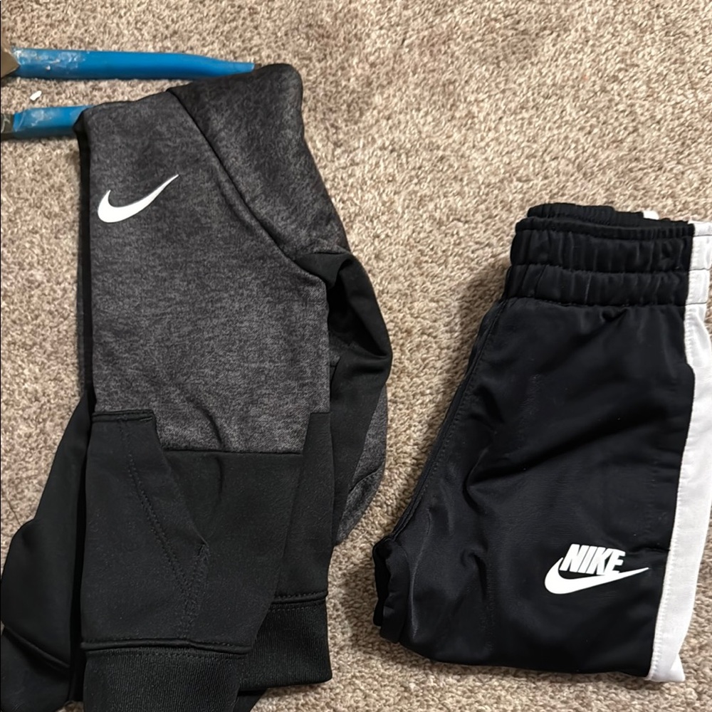 Nike Black and Gray Sweatpants & Joggers